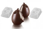 Stampo cioccolato uovo 2 pulcini Paul Cino Silikomart Pasqua