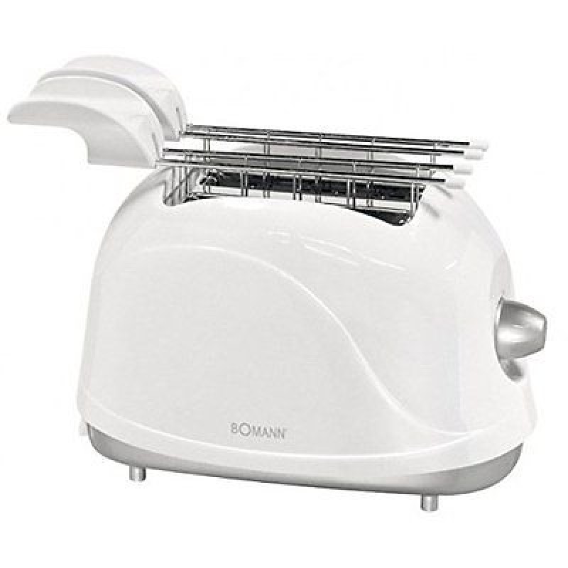 Bomann TOSTAPANE TOSTA PANE 500W BOMANN TAZ1339 2 PINZE TOSTIERA PANE PER TOST TOAST 