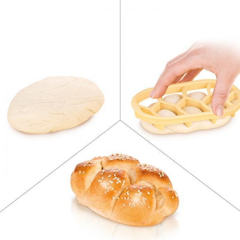 Tescoma Stampo per pane tedesco brioche treccia Tescoma panino pagnottella 630085 Rotex 