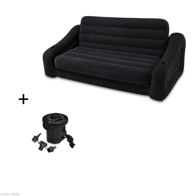 Materasso Gonfiabile Intex Divano Letto Con Pompa